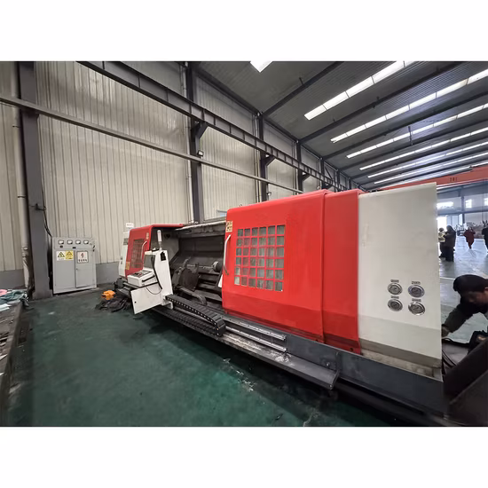 Большой тяжелый прочный 3 (4) направляющих с горизонтальным валком (роликом) Производитель токарных станков с ЧПУ CK61125 CK61140 CK61160 CW61140 CW61160 6T